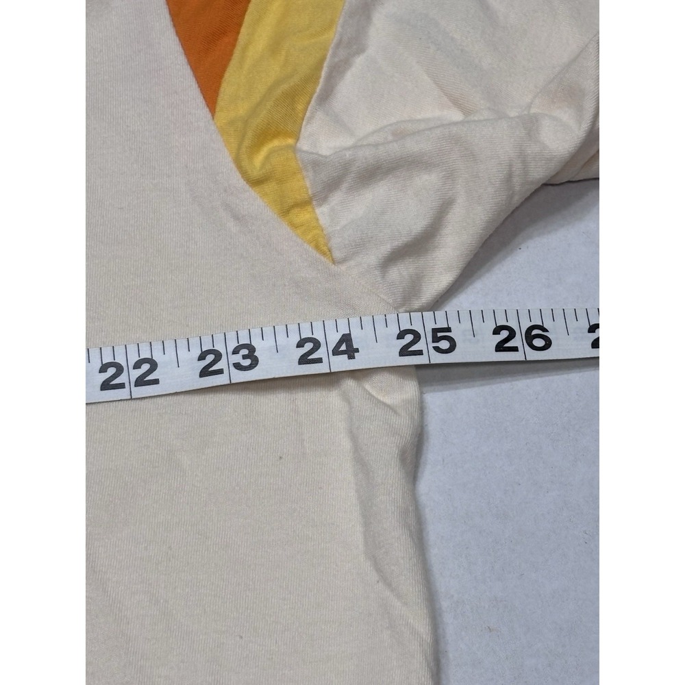 Red Jacket Coca-Cola Retro Enjoy Coke T-Shirt 2XL Cream Striped Sleeves NWT - Picture 8 of 8